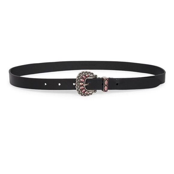 Isabel Marant Temoia Shell Buckle Leather Belt size 75/30” - Picture 1 of 11